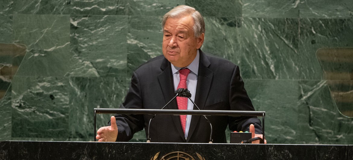 BM Genel Sekreteri  "Güveni yeniden sağlayalım. Umut için ilham kaynağı olalım" 