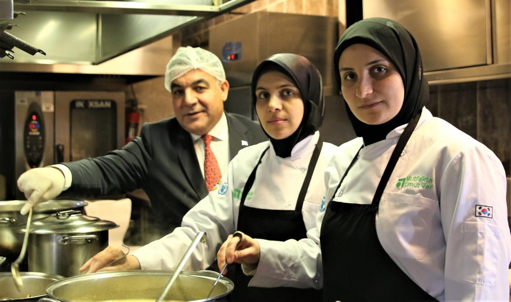 Kitchen of Hope Project of WFP in Turkey