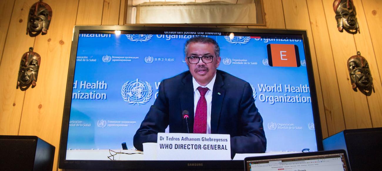 WHO Director General Tedros